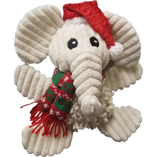 10" Christmas Natural Elephant